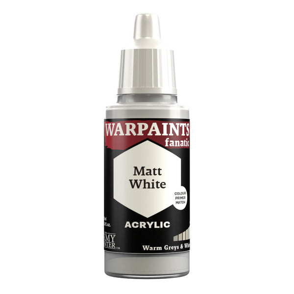 Army Painter Warpaints Fanatic: Matt White 18ml - Echo Six Hobbies