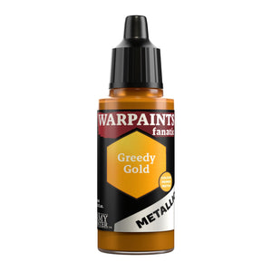 Army Painter Warpaints Fanatic: Metallic - Greedy Gold 18ml - Echo Six Hobbies
