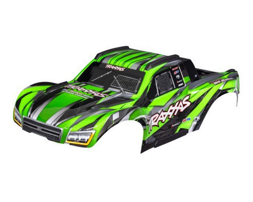 PowerHobby Traxxas 10211-GRN Maxx Slash Green Painted Body, Clipless Mounting