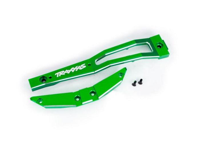 PowerHobby Traxxas 10221-GRN Chassis Brace Front 6061-T6 Aluminum Green-Ano: Maxx Slash