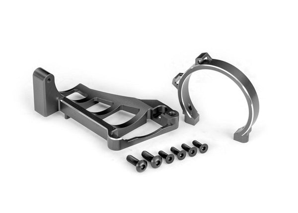 Traxxas 10262 Gray Aluminum Front and Rear Motor Mounts