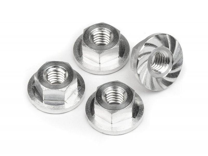 HPI Racing 103908 Serrated Flange Nut M4x10.8mm (4) Blitz