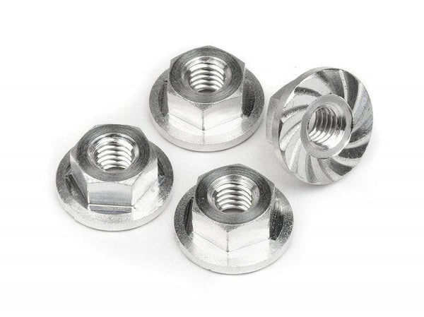 HPI Racing 103908 Serrated Flange Nut M4x10.8mm (4) Blitz