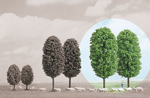 Black Forest® Hobby Supply Co Busch 6054 A Scale Deciduous Trees -- 5-1/8" 13cm Tall pkg(2) — All Scale Scenery > Busch