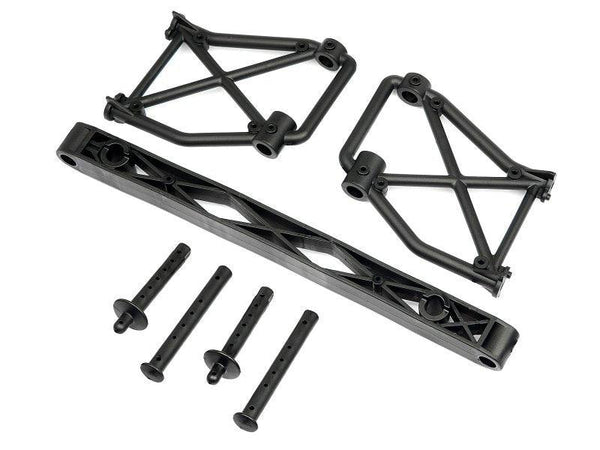 HPI Racing 106314 Side Body Mount Set Super 5SC Flux