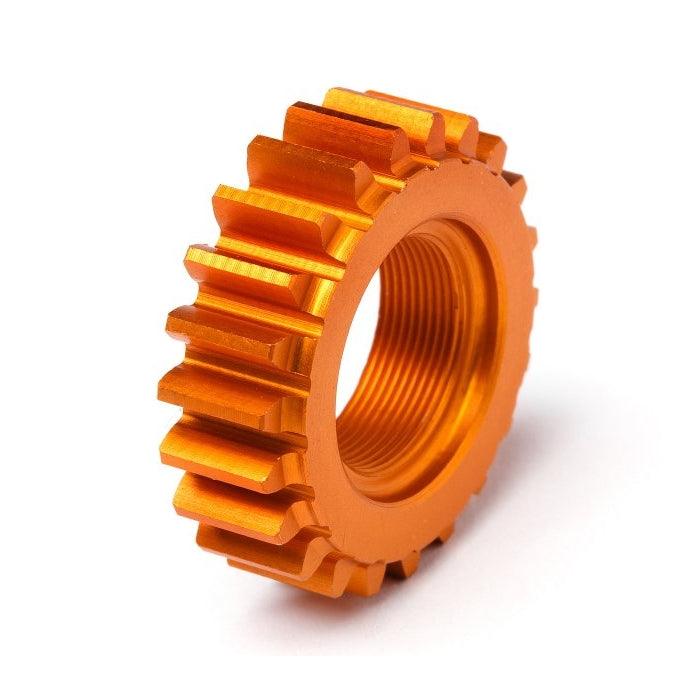 HPI Racing 106631 Threaded Pinion Gear 22Tx12mm 1M Orange Nitro 3 / RS4 3 Evo