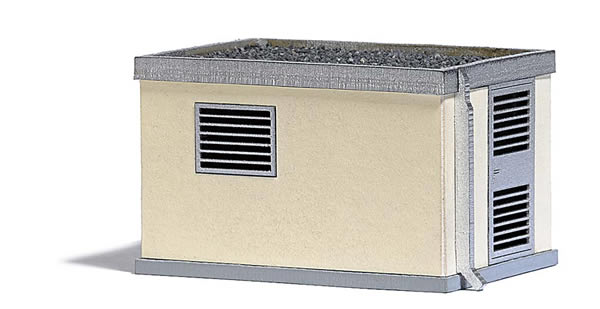 Black Forest® Hobby Supply Co Busch 1570 HO Scale Modern Transformer Substation -- Kit — HO Scale Structures > Busch