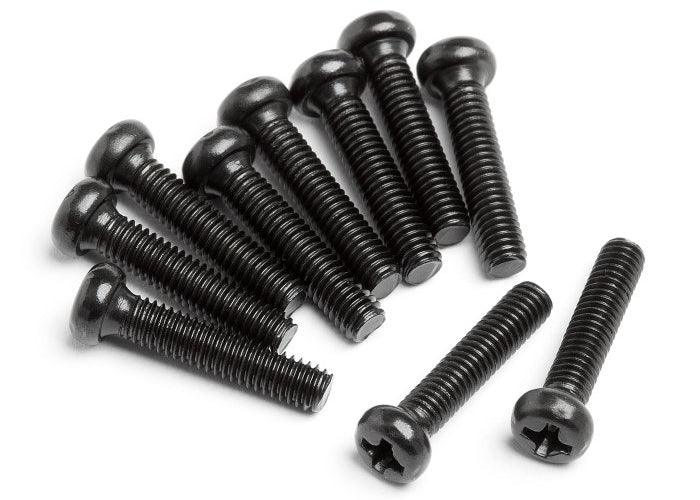 HPI Racing 107154 Binder Head Screw M2.5x12 (10) RTR D8S / HB D812