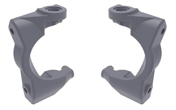 Traxxas 10732-GRAY Left and Right Caster blocks (c-hubs) Gray fits Mini Maxx.