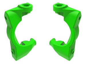 Traxxas 10732-GRN Left and Right Caster blocks (c-hubs) Green fits Mini Maxx