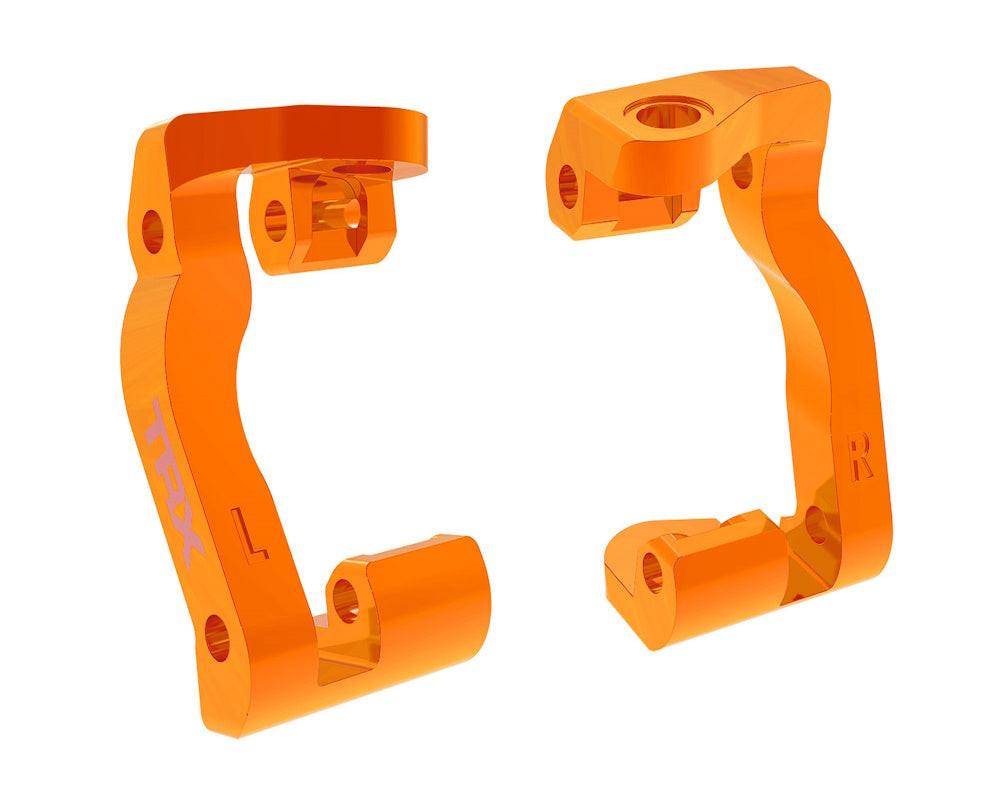 PowerHobby Traxxas 10733-ORNG Orange L & R Aluminum Caster Blocks (C-hubs) fits Mini Maxx
