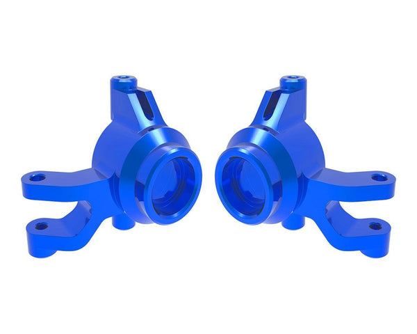 Traxxas 10734-BLUE Blue Aluminum Left and Right Steering Blocks fits Mini Maxx