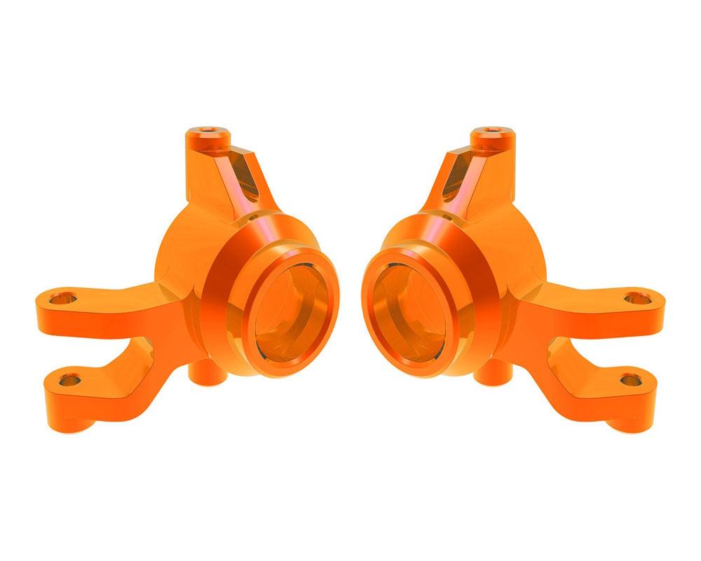 PowerHobby Traxxas 10734-ORNG Orange Aluminum Left and Right Steering Blocks fits Mini Maxx
