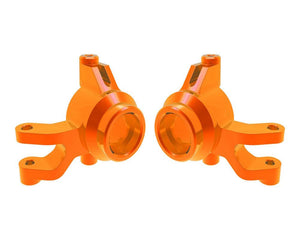 Traxxas 10734-ORNG Orange Aluminum Left and Right Steering Blocks fits Mini Maxx