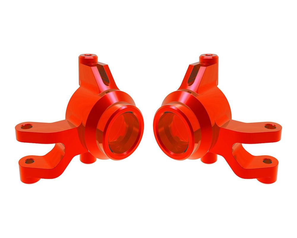 PowerHobby Traxxas 10734-RED Red Aluminum Left and Right Steering Blocks fits Mini Maxx