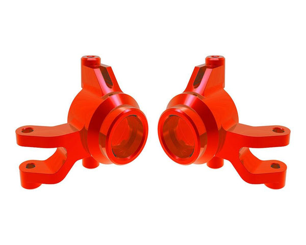 Traxxas 10734-RED Red Aluminum Left and Right Steering Blocks fits Mini Maxx