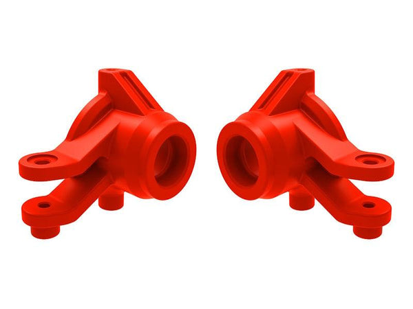 Traxxas 10736-RED Steering Blocks Left and Right (Red) fits Mini Maxx