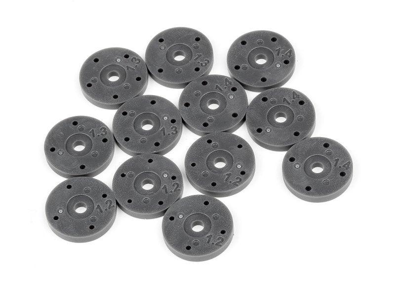 HPI Racing 107367 4&5 Hole Shock Piston Set 1.2/1.3/1.4mm Apache