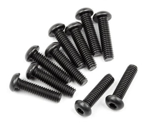 HPI Racing 107373 Button Head Screw M2.5x10mm Hex Socket (10) Apache C1 1/8 /SC