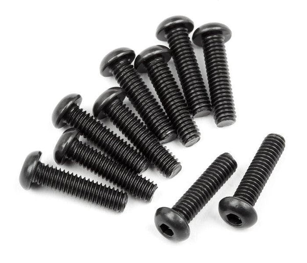 HPI Racing 107373 Button Head Screw M2.5x10mm Hex Socket (10) Apache C1 1/8 /SC