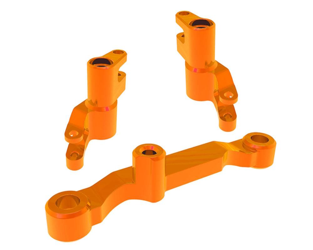 PowerHobby Traxxas 10743-ORNG Orange Aluminum Steering Bellcranks & Draglink fits Mini Maxx