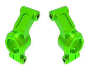 Traxxas 10751-GRN Green Left & Right Aluminum Stub Axle Carriers fits Mini Maxx