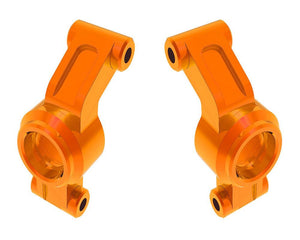 Traxxas 10751-ORNG Orange L & R Aluminum Stub Axle Carriers fits Mini Maxx