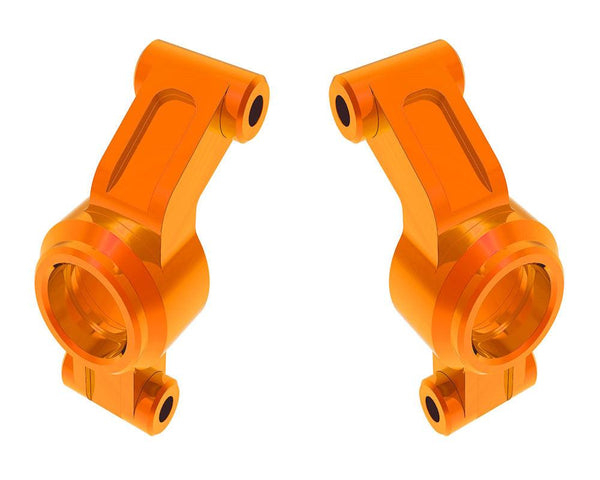 Traxxas 10751-ORNG Orange L & R Aluminum Stub Axle Carriers fits Mini Maxx