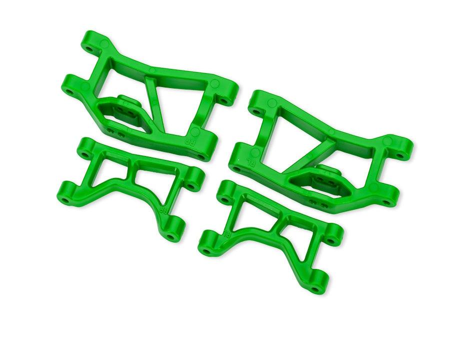 PowerHobby Traxxas 10830-GRN Green Rear Upper & Lower Suspension Arms L&R Mini Rally, Slash