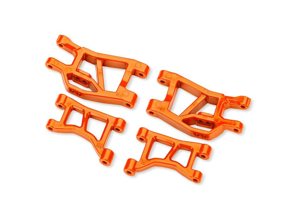 PowerHobby Traxxas 10831-ORNG Front Upper & Lower Suspension Arms L&R Mini Rally/Mini Slash