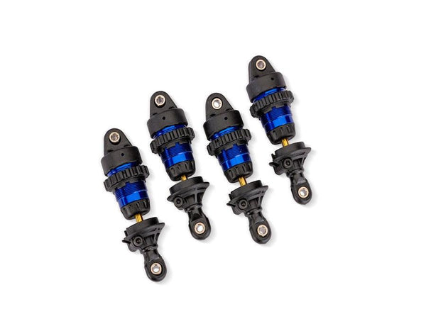 PowerHobby Traxxas 10865-BLUE Blue Aluminum Mini GTR Short Shocks (4)