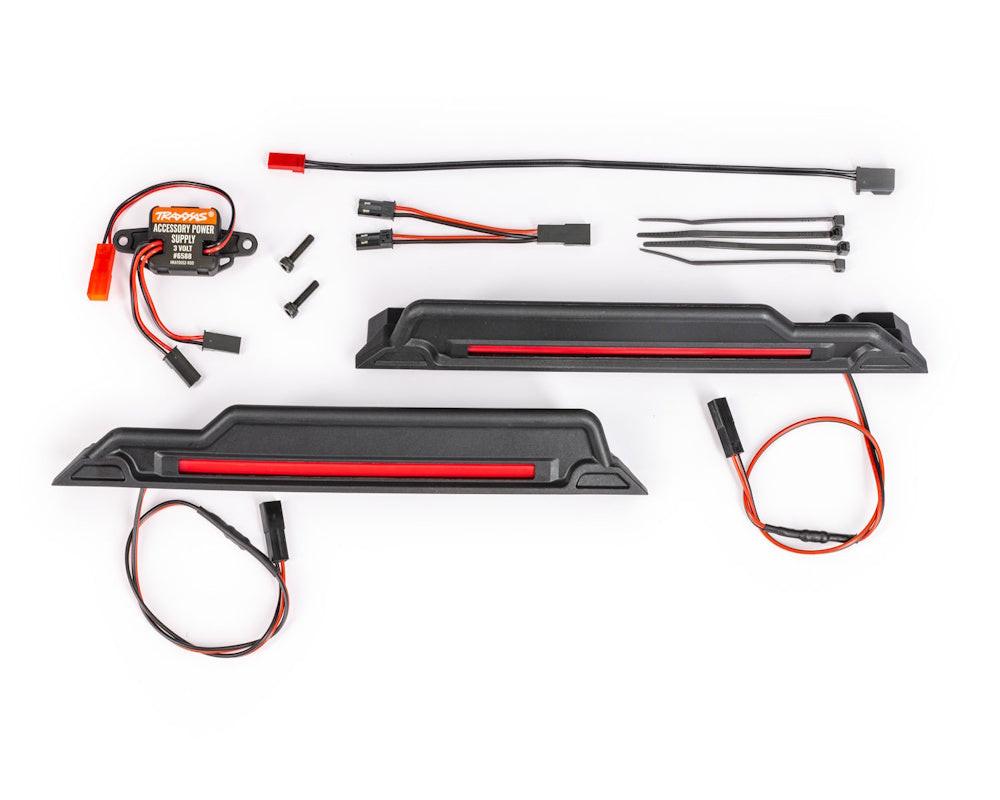 Traxxas 10998-RED LED Light Kit, Red, Complete (Underbody)- Sand Car