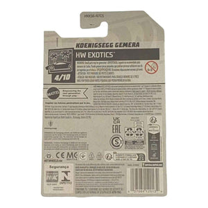 Hot Wheels Koenigsegg Gemera - Exotics Series 4/10