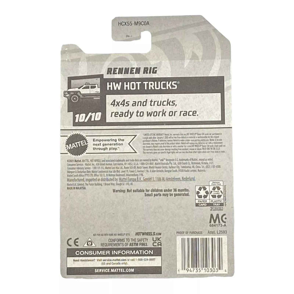 Hot Wheels Rennen Rig - Hot Trucks Series 10/10