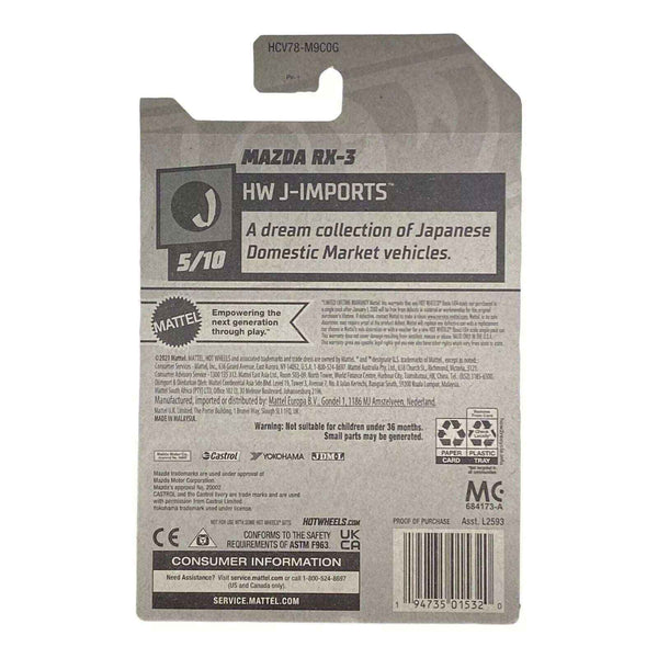 Hot Wheels Mazda RX-3 - J-Imports Series 5/10