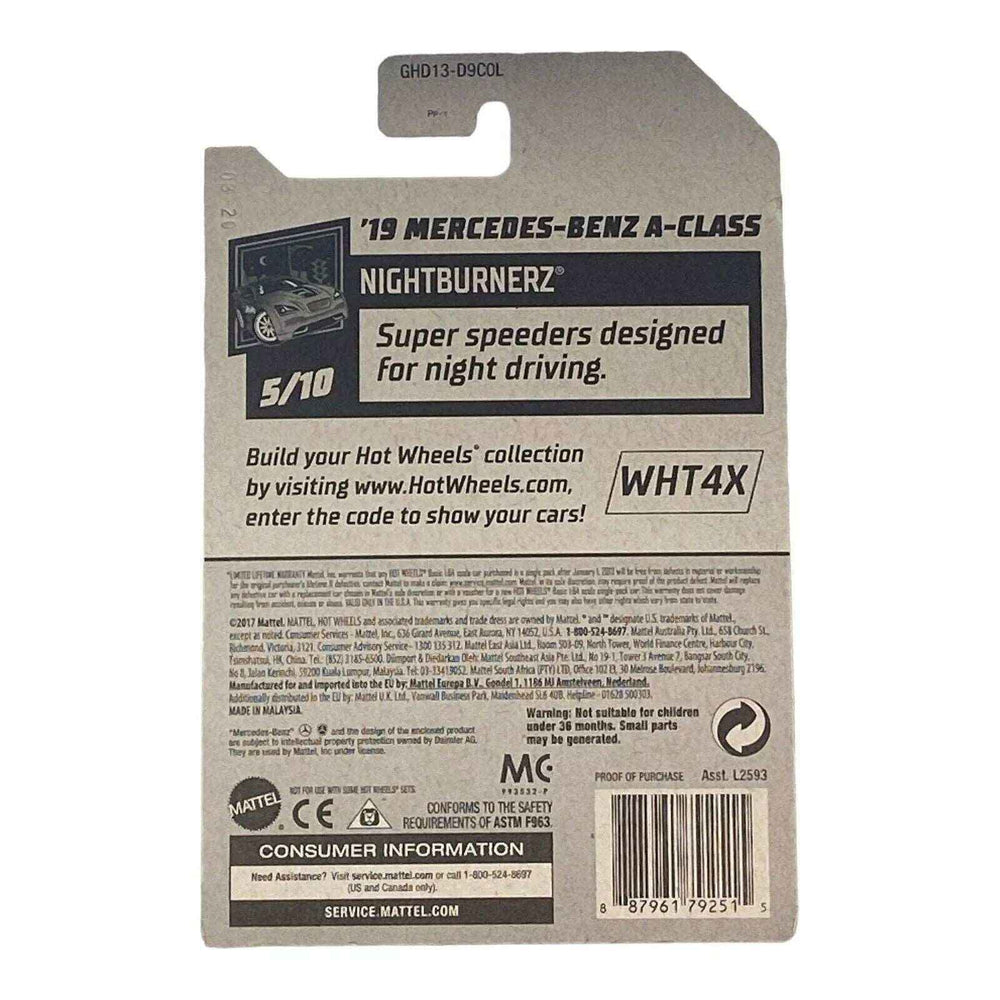 Hot Wheels '19 Mercedes-Benz A-Class - Nightburnerz Series 5/10