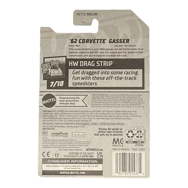 Hot Wheels '62 Corvette Gasser - Drag Strip Series 7/10