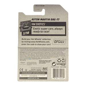 Hot Wheels Auston Martin One-77 - Exotics Series 7/10