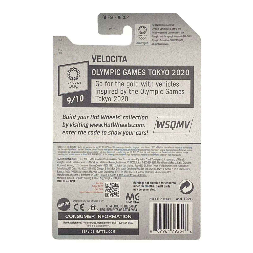 Hot Wheels Velocita - Swimming - Olympic Games Tokyo 2020 Series 9/10