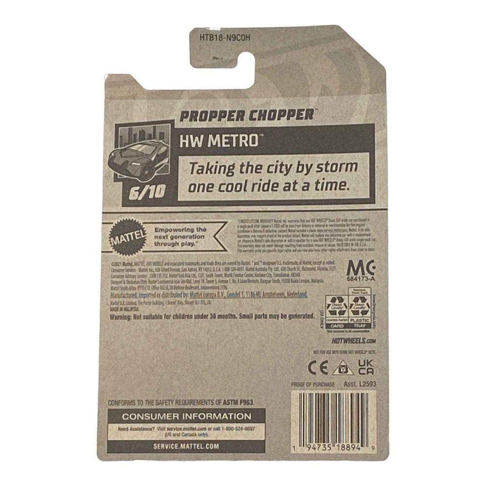 Hot Wheels Proper Chopper - Metro Series 6/10