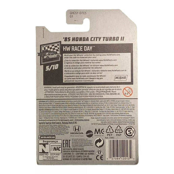 Hot Wheels '85 Honda City Turbo II - Race Day Series 5/10