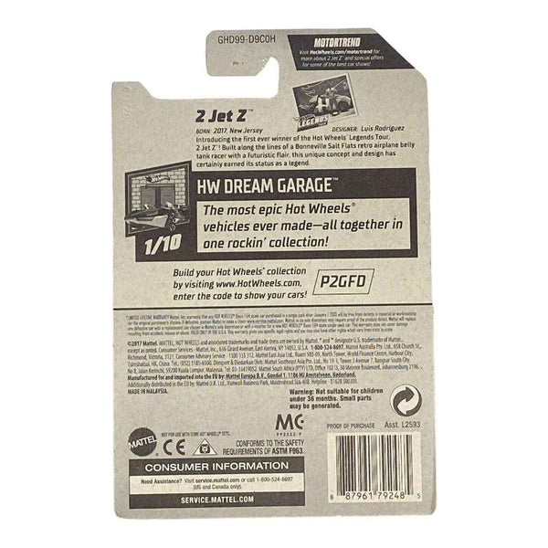 Hot Wheels 2 Jet Z - Dream Garage Series 1/10