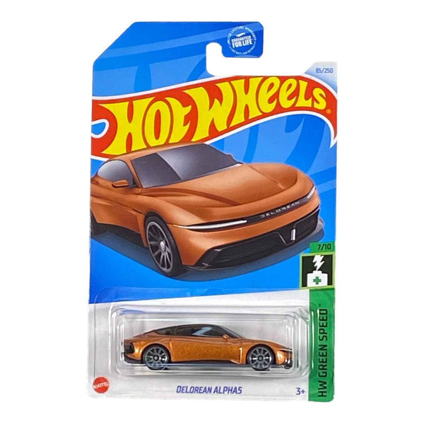 Hot Wheels DeLorean Alpha5 - Green Speed Series 7/10