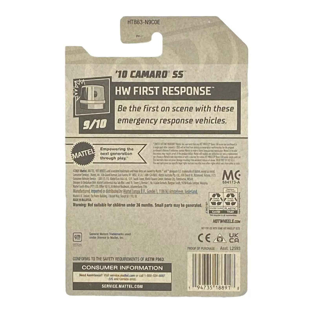 Hot Wheels '10 Camaro SS - First Response Series 9/10