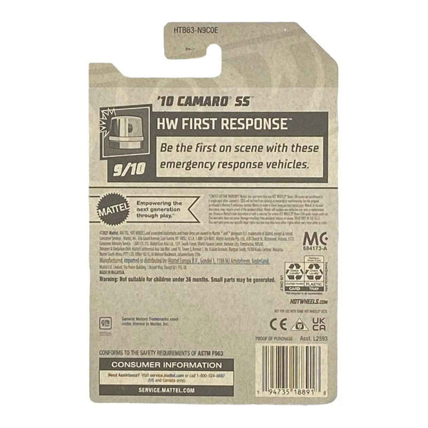 Hot Wheels '10 Camaro SS - First Response Series 9/10