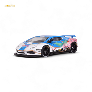 King Model Lamborghini Huracan LP610 LB 1.0 Hatsune Blue 1:64