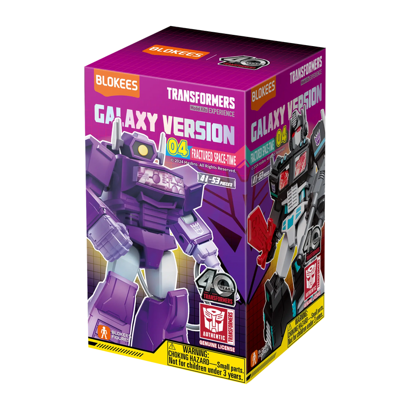 Little Shop of Magic Blokees Transformers: Galaxy Version - 04 Fractured Space-Time - Blind Box — Toys and Collectible
