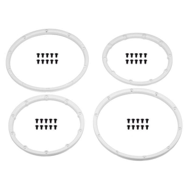 HPI Racing 110545 Wheel Bead Lock Rings White (2) RTR Baja 5B / 5B Flux / 5B SS