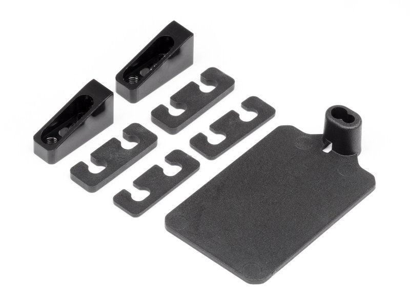 HPI 112754 Servo / Receiver Mount Set Plasti Black