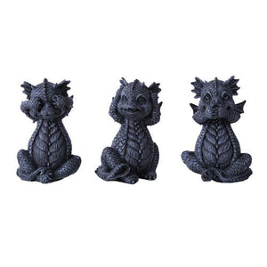 Little Shop of Magic Hear, See, and Speak No Evil Dragons — Toys and Collectible